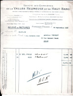 Sté Des Carrières De La Vallée Heureuse Et Du Haut Banc. Hydrequent Rinxent. Ferques Réty à M. Verhelst à Lille. 1925 - 1900 – 1949