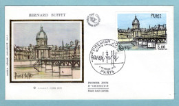 FDC France 1978 - Bernard Buffet - YT 1994 - Paris (soie) - 1970-1979