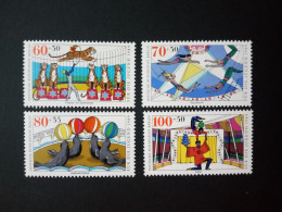 BERLIN MI-NR. 838-841 POSTFRISCH(MINT) JUGEND 1989 ZIRKUS - Unused Stamps