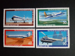 BERLIN MI-NR. 617-620 POSTFRISCH(MINT) JUGEND 1980 LUFTFAHRT - Flugzeuge