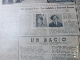 DOMENICA DEL CORRIERE 1937 MEDAGLIE D’ORO CASERTA DELIANOVA PREGASINA COSTUMI DI DESULO SASSARI OLLOLAI CABRAS SARDEGNA - Autres & Non Classés