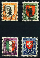 SCHWEIZ PRO JUVENTUTE Nr 185-188 Gestempelt X4C65AA - Used Stamps