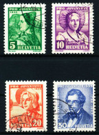 SCHWEIZ PRO JUVENTUTE Nr 287-290 Gestempelt X4C9806 - Used Stamps