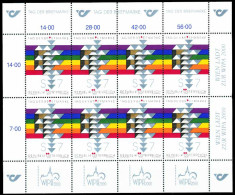 ÖSTERREICH BLOCK KLEINBOGEN 2000-2009 Nr 2315 Ungebraucht X556CF2 - Blokken & Velletjes