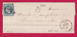 N°29 GC 2684 NORT LOIRE INFERIEURE BOITE RURALE E HERIC POUR SAUMUR MAINE ET LOIRE LETTRE - 1849-1876: Klassik