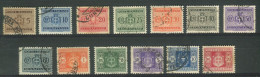 LUOGOTENENZA 1945 SEGNATASSE SERIE CPL. 13 V. USATA - Postpaketten