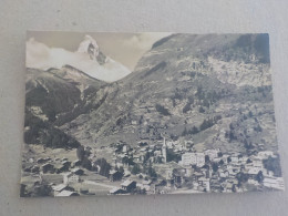 CPSM -  AU PLUS RAPIDE -  SUISSE - ZERMATT - CANTON DU VALAIS     - NON VOYAGEE   - FORMAT CPA - Zermatt