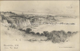 12178504 Shanklin From The West Radierung Isle Of Wight - Altri & Non Classificati