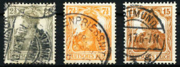 D-REICH K A Nr 98-100 Zentrisch Gestempelt X687122 - Used Stamps