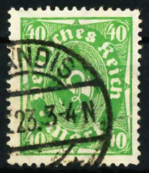 D-REICH INFLA Nr 232P Zentrisch Gestempelt X6A1496 - Used Stamps