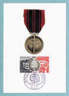 Carte Maximum 1974 - 30è Anniversaire De La Libération : Médaille De La Résistance YT 1821 - Paris - 1970-1979