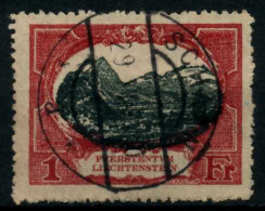 LIECHTENSTEIN 1921 Nr 60A Zentrisch Gestempelt X7A6E5A - Used Stamps