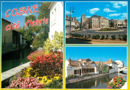 COSNE SUR LOIRE Les Bords Du Nohain L Hotel De Ville Et L Eglise Saint Jacques 12(scan Recto-verso) MC2418 - Cosne Cours Sur Loire
