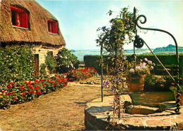 ILE DE BREHAT ILE DES FLEURS Et Des Rochers Roses Margelle Et Chaumiere Fleuries 19(scan Recto-verso) MC2406 - Ile De Bréhat