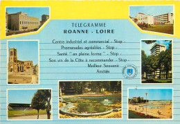 Telegramme ROANNE LOIRE 27(scan Recto-verso)MC2433 - Roanne