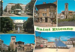 SAINT ETIENNE Le Tramway Place Jean Jaures Place Du Peuple 14(scan Recto-verso)MC2433 - Saint Etienne