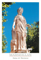 MARSEILLAN LE BASSIN DE THAU La Statue De Marianne 28(scan Recto-verso) MC2476 - Marseillan