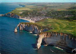 LES FALAISES D ETRETAT La Manneporte L Aiguille 25(scan Recto-verso) MC2474 - Etretat