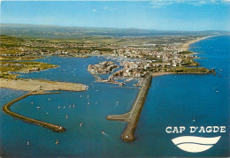 LE CAP D AGDE Vue Aerienne 18(scan Recto-verso) MC2472 - Agde