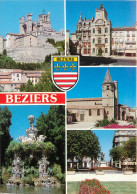 BEZIERS La Cathedrale Saint Nazaire L Hotel De Ville 16(scan Recto-verso) MC2470 - Beziers