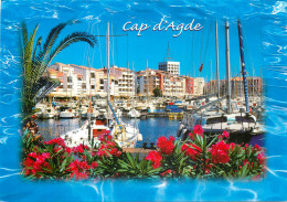 CAP D AGDE Station Balneaire De La Medterranee Le Port Et Ses Quais 23(scan Recto-verso) MC2468 - Agde