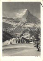 12167090 Matterhorn VS Wintersonne Im Gebirge Matterhorn VS - Other & Unclassified