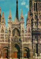 ROUEN La Facade De La Cathedrale 28(scan Recto-verso) MC2465 - Rouen