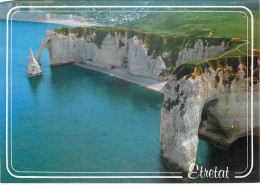 ETRETAT Les Falaises D Etretat Avec La Porte D Aval 11(scan Recto-verso) MC2465 - Etretat