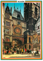 ROUEN La Rue Du Gros Horloge Et La Fontaine 15(scan Recto-verso) MC2494 - Rouen