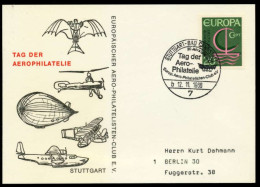 MESSEBELEG Nr Tag D. Aerophilatelie STG BRIEF E X8B4B3A - Airplanes