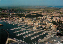 LE CAP D AGDE Vue Aerienne D Un Des Nombreux Ports De Plaisance 27(scan Recto-verso) MC2482 - Agde