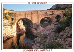 LE PONT DU DIABLE En Aval De St Guilhem Le Desert 1(scan Recto-verso) MC2480 - Autres & Non Classés