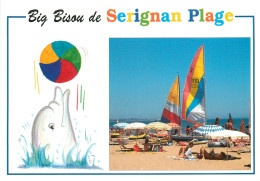 SERIGNAN PLAGE 8(scan Recto-verso) MC2479 - Autres & Non Classés