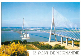 LE PONT DE NORMANDIE Enjambe La Seine 4(scan Recto-verso) MC2498 - Andere & Zonder Classificatie