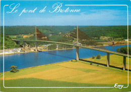 LE PONT DE BROTONNE Mis En Service En 1977 Il Enjambe La Seine En Amont De Caudebec 24(scan Recto-verso) MC2496 - Andere & Zonder Classificatie