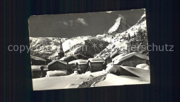 12161504 Zermatt VS Tief Verschneit Mit Matterhorn  - Autres & Non Classés
