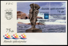 ALAND Block 3 BRIEF FDC X91160A - Ålandinseln