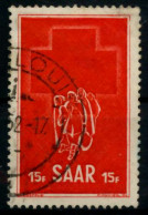 SAARLAND 1952 Nr 318 Gestempelt X9696A2 - Gebruikt