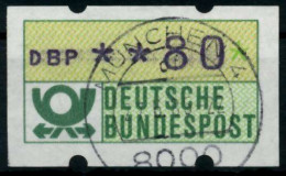 BRD ATM 1981 Nr 1-1-080 Gestempelt X970306 - Timbres De Distributeurs [ATM]