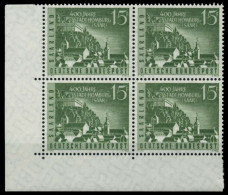 SAAR OPD 1958 Nr 436 Postfrisch VIERERBLOCK ECKE-ULI X976C72 - Unused Stamps