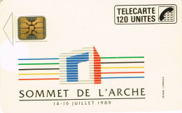 France French Telecarte Phonecard Interne C42 Sommet De L'arche 1989 France Telecom Paris UT BE - Ad Uso Interno