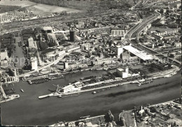 12160148 Basel BS Rheinhafen Hafenbecken I Und II Fliegeraufnahme Basel - Sonstige & Ohne Zuordnung