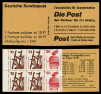 BRD MARKENHEFTCHEN Nr MH 16d Postfrisch X6C67D6 - Other & Unclassified