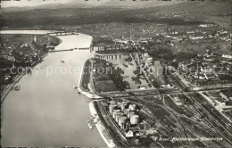 12160020 Basel BS Kleinhueninger Rheinhafen Fliegeraufnahme Basel BS - Sonstige & Ohne Zuordnung