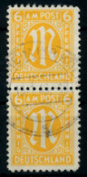 BIZONE AM-POST Nr 20Bz Gestempelt SENKR PAAR X767B46 - Other & Unclassified