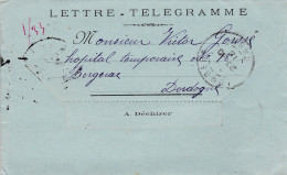 Télégramme--1915--de LAMILLARIE-81 Pour BERGERAC-24  ...cachets - Telegraph And Telephone