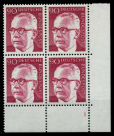 BRD DS HEINEM Nr 643 Postfrisch VIERERBLOCK FORM1 X76A46A - Unused Stamps