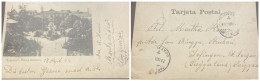 O) 1904 CHILE, GUAYAQUIL, SEMINARY PARK,  CIRCULATED TO MONTEVIDEO - Cile