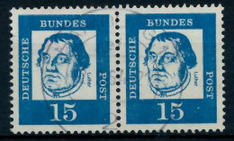 BRD DS BED. DEUT. Nr 351y Zentrisch Gestempelt WAAGR PAAR X771896 - Usados