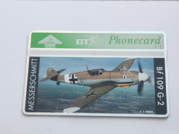 United Kingdom-(BTG-256)-Classic Fighters-(1)-Messers-(256)(5units)(403D08704)(tirage-1.000)-price Cataloge-10.00£-mint - BT Emissions Générales